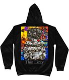 Thin Lizzy Phil Lynott Collage Hoodie - multymedia