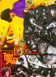 Phil Lynott Thin Lizzy Collage Greeting Card