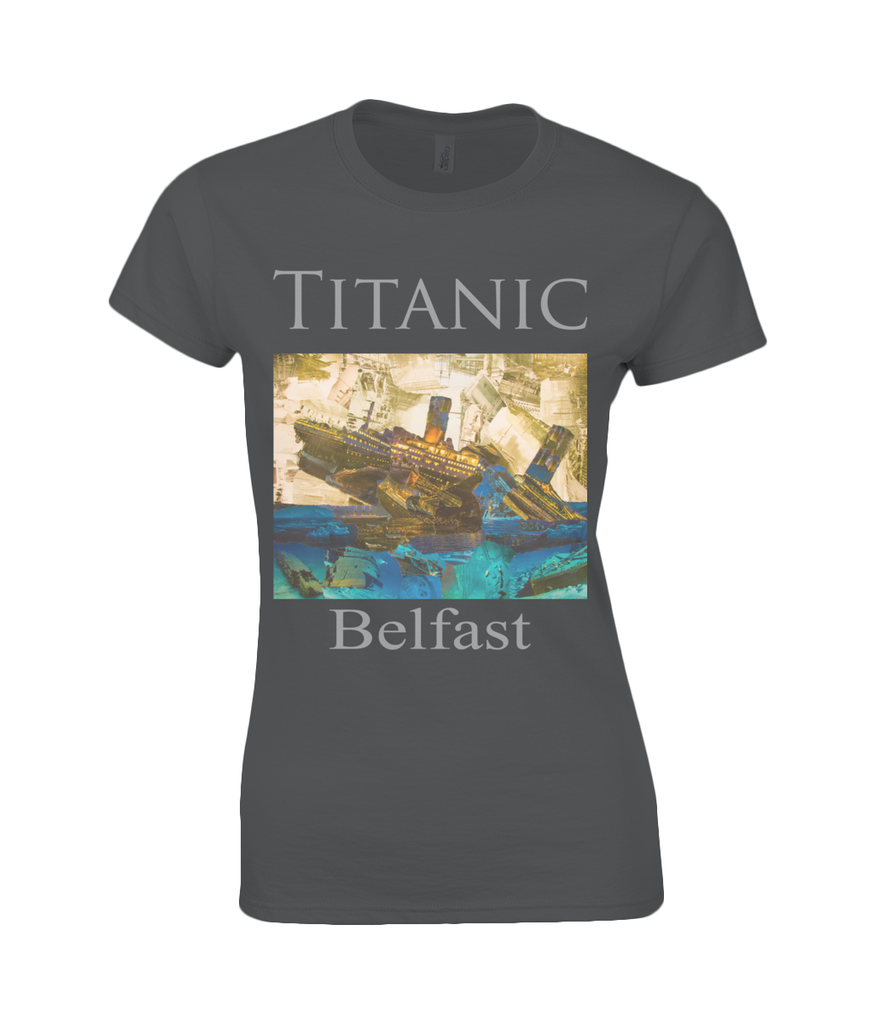 Titanic Collage Womens T Shirt